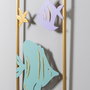 Wallity Aquarium - 2 Accesorio decorativo de metal multicolor